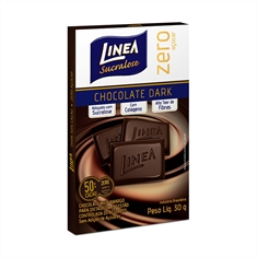 Chocolate dark zero açúcar Linea Sucralose -  3 Unid. x 30g